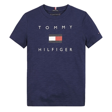Tommy Hilfiger Boys Tee Logo 06523 Twilight Navy